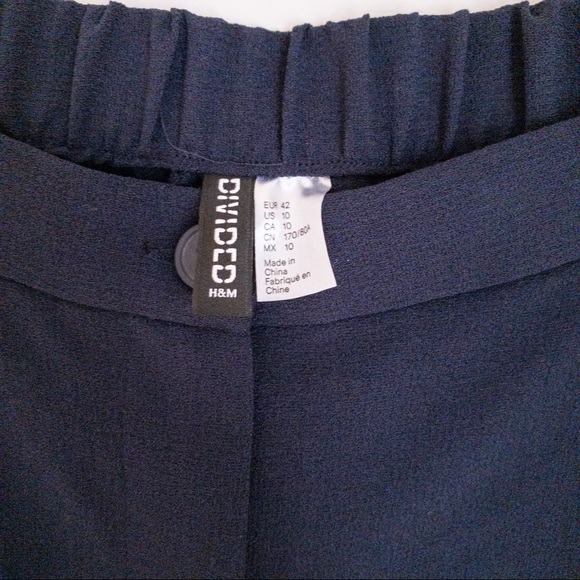 h&m / navy trousers - Picture 5 of 6